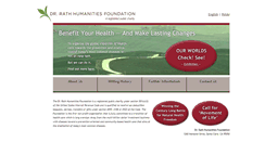 Desktop Screenshot of dr-rath-humanities-foundation.org